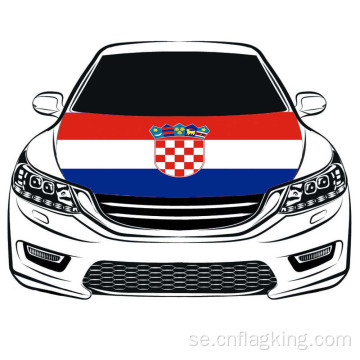 World Republic Republic of Croatia Flag Car Hood flag 100 * 150cm Republic of Croatia Hood Flag